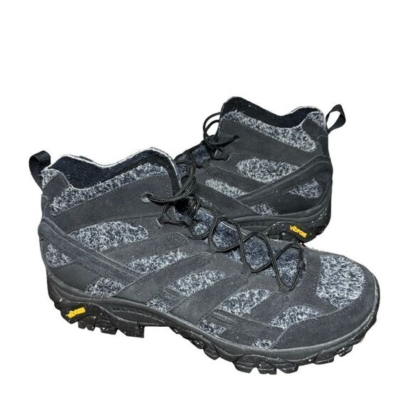Merrell Men\'s Black Hiking Boots size 14 main image 4